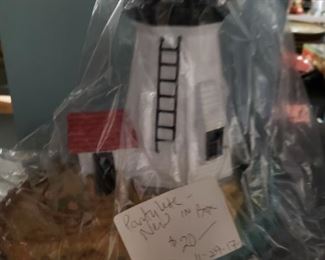 New in Box Partylite lighthouse  