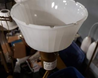 MCM Mid Century floor lamp with bakelite? base 