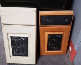 Assorted custom chalkboard style wall mount decor 