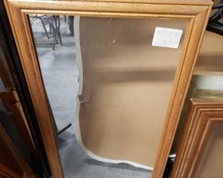 16-5/8"W x 31"H Framed Mirror 