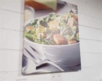 Assorted food canvas art 