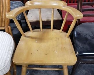 Vintage solid wood chair 