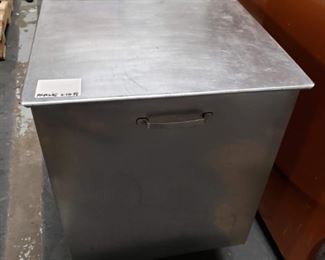 Vintage Bloomfield Stainless steel portable ice bin 