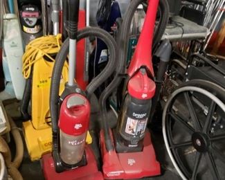 Assorted used vacuums & floor scrubbers '