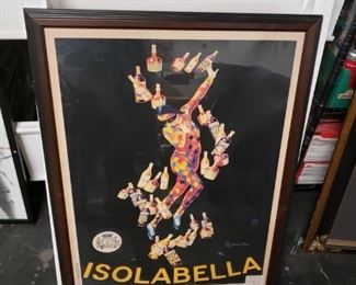 Framed Isolabella poster 