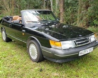 87 Saab 900 conv