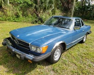 82 Mercedes 380SL conv