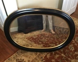 $195 - Oval mirror can be hang both way 42” x 31” Made in Italy 