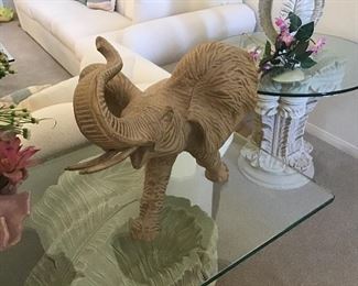 Large. Mid-Century
 Elephant by Jaru of California
18"x 14" high.x 12" wide. $65