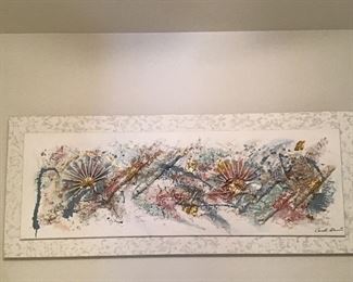 Wall Art.  Signed. $50