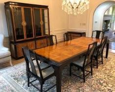 Century Furniture of Distinction, Chin Hau Collection, Asian Chinoiserie Dining Set