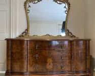 19th Century Italian Bombay Burl Walnut Dresser