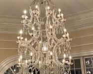 31 Light Chandelier with Glass Prisms