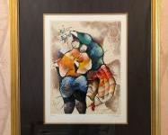 David Schluss Signed Hand Embellished Limited Edition Serigraph
Numbered 215/350 an penciled signed in lower right hand corner