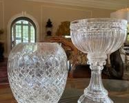 Many beautiful crystal pieces