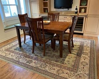 Kitchen table with 6 chairs (42”x62”) - $400 or best offer.