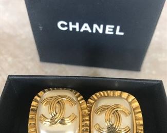 Chanel clip earrings with faux pearl - $150 or best offer. 