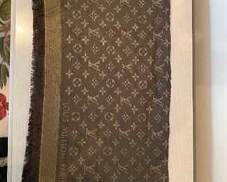 Louis Vuitton shawl/scarf - $375 or best offer.