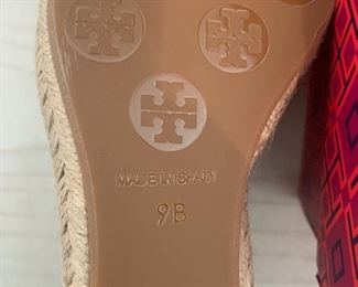 Tory Burch Jackie Wedge shoes (size 9) - $50 or best offer.
