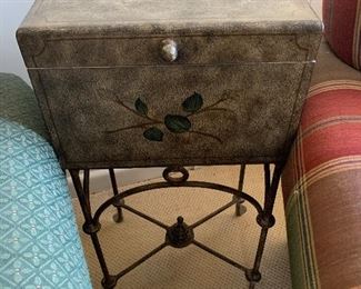 Small painted chest (14” wide, 10” deep, 27.5” tall) - $60 or best offer.