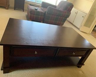 Coffee table (48” long, 28” wide, 17.5” tall) - $125 or best offer.
