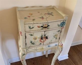 Painted side chest (16.5” wide, 11” deep, 32” tall) - $75 or best offer.