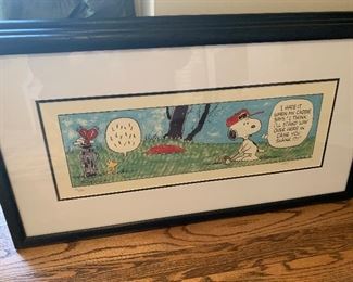 Peanuts “Shank it” (hand numbered & titled) - $150 or best offer.