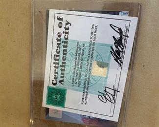 Bushwood Caddyshack green flag Chevy Chase autograph (with COA) - $150 or best offer.