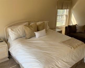 American Drew king size bed (linen set not included) - $400 or best offer.