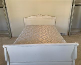 Thomasville Impressions queen sleigh bed with mattress (63” wide, 88” long) - $850 or best offer.