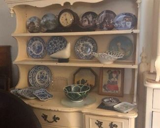 Sweet vintage cabinet full of flattened glass eyes