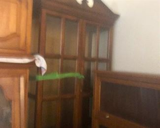 See? the 2nd Barrister Bookcase peeking out? Cher is very excited about these bookcases