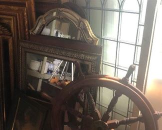 ghost of old sea captain is missing his ship's wheel