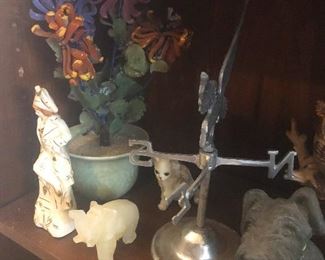 Curious place for a weather vane