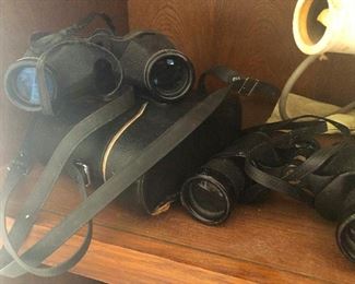 Binoculars aplenty