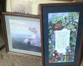 fair maiden sitting wistfully on a cliff