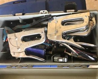 What home is complete without eight industrial staplers?