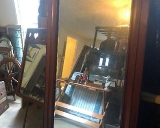 Large mirror reflecting the future dystopian society, and by "the future" I mean "the present"