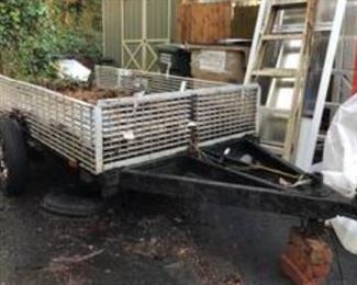 aluminum trailer! You need this to haul all the amazing stuff you're gonna buy from this sale!