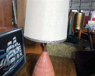 Mid century modern lamp $60