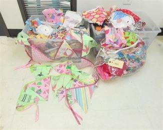 Lot 134 Oddball Lot of Fabric Pieces Odds and Ends for Projects