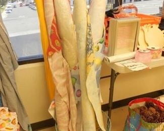 Lot 138 Assorted and mixed lot of fabric bolts