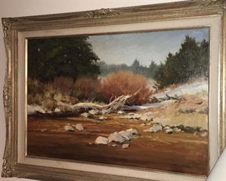 Oil on canvas, Bill Williamson, Kansas artist