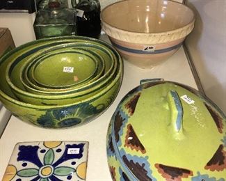 Vintage Mexican pottery
