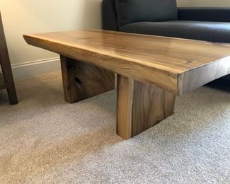 Wooden Coffee Table.  Originally bought with the Wooden Side Table also in the sale.  24"l x 17"w x 48"h.