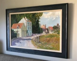 Framed Original Oil Painting by Y. Kimbroug,  Signed.  43" x 31"