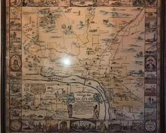 Vintage Sioux City Map