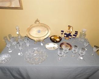 Czech crystal, crystal glasses, and crystal decanters