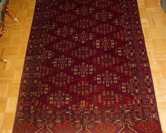 Hand-Knotted 100% Wool Persian rug 7 by 3