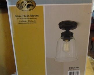 Hampton Bay ceiling light (new)